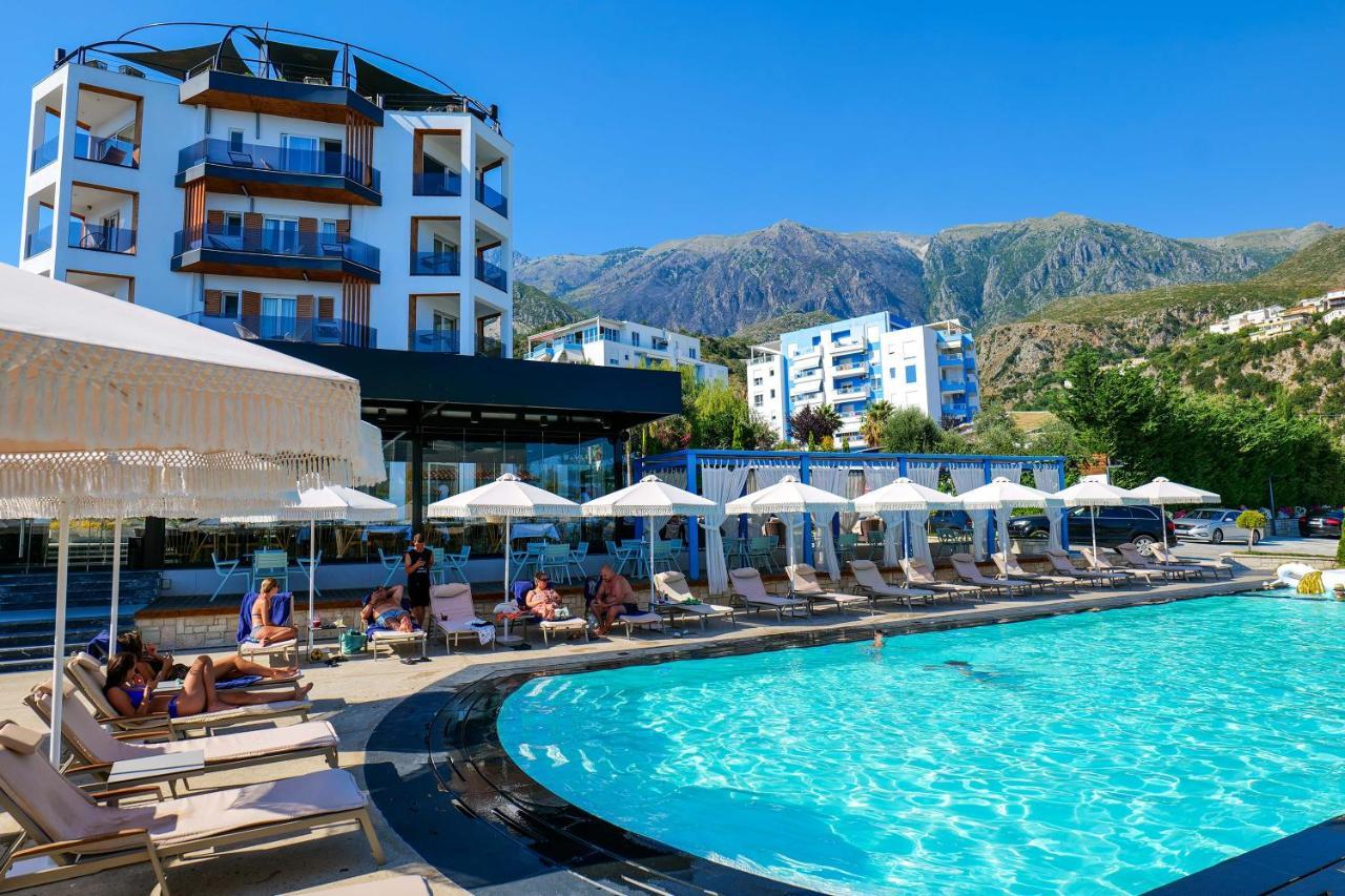 Blue Boutique Hotel Dhërmi エクステリア 写真